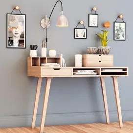 Desktop with decor